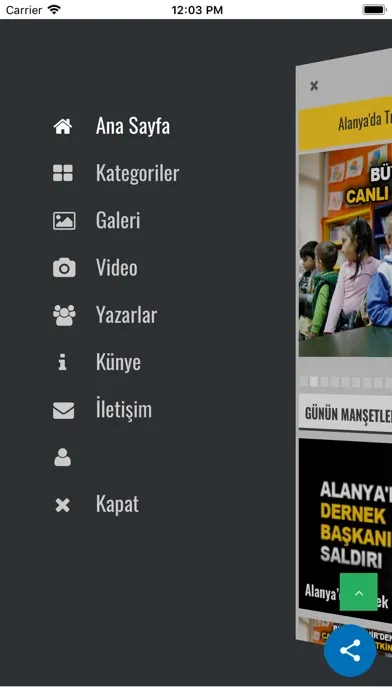 Alanya Medya スクリーンショット