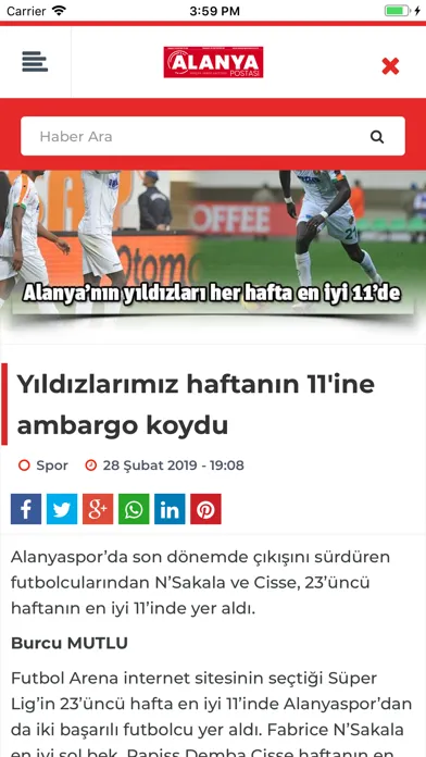 Capturas de pantalla de Alanya Postası