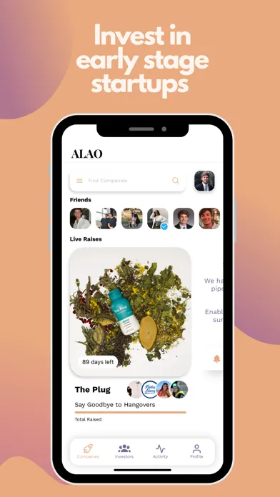 ALAO: Social Startup Investing应用截图
