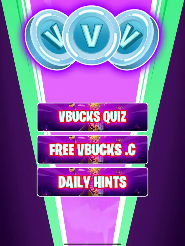 Скриншоты Vbucks Fortnite Counter - Quiz iPad 