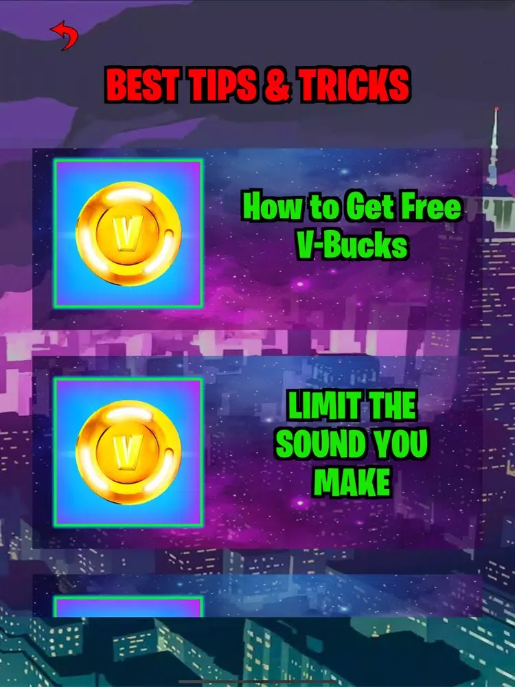 Скриншоты Vbucks Fortnite Counter - Quiz iPad 