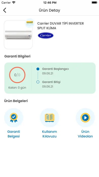 Tangkapan skrin Alarko Carrier–Gerçek Konfor