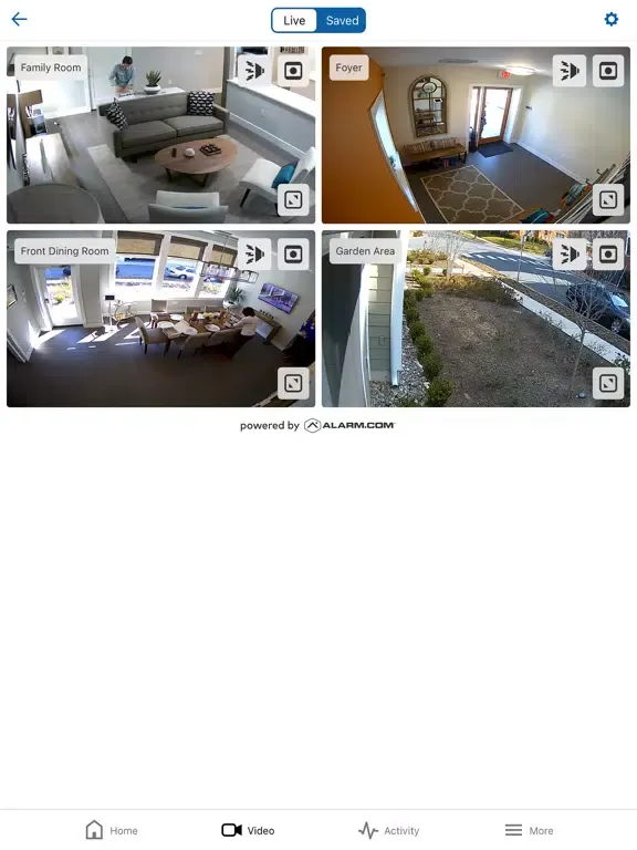 ADT Interactive Security iPad  Screenshots