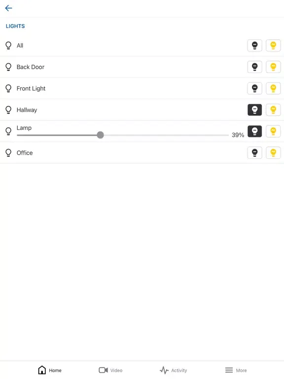 ADT Interactive Security iPad  Screenshots