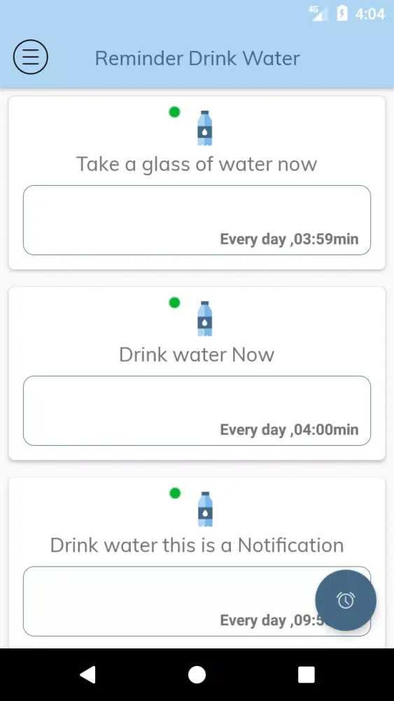 Drink Water Reminder Screenshots