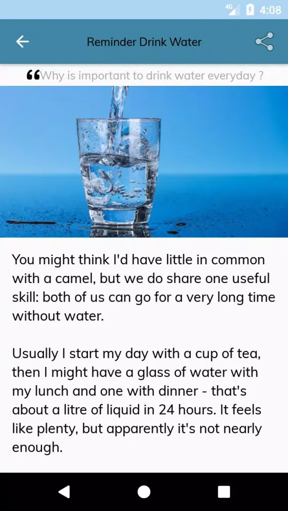 Drink Water Reminder Screenshots