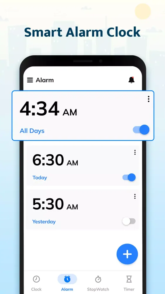 Tangkapan skrin Simple Alarm Clock