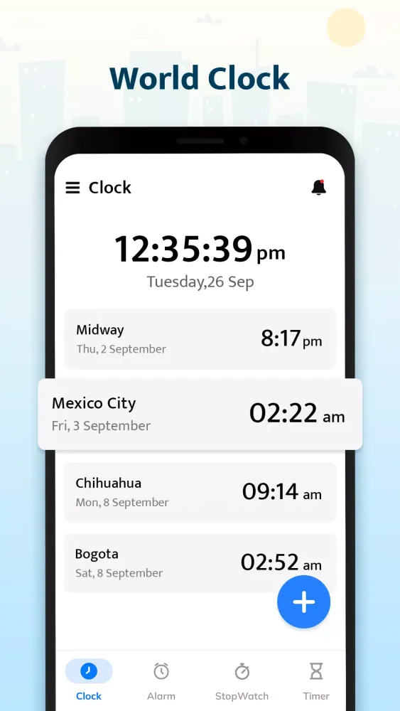 Tangkapan skrin Simple Alarm Clock