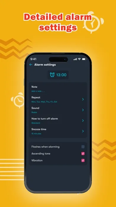 Captures d'écran de Alarm Clock - Wake up alarm