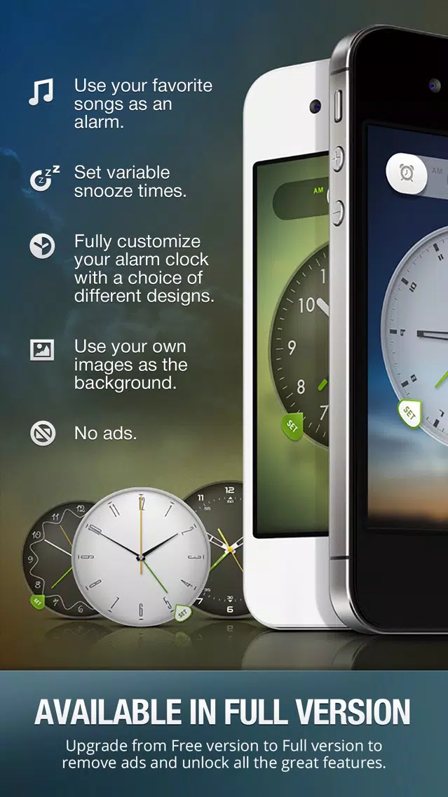 Screenshot di Alarm Clock Free Wake Up Time -Alarm Clock, Alarm Clock Free, Alarm Clock Sounds, Wake Up Alarm