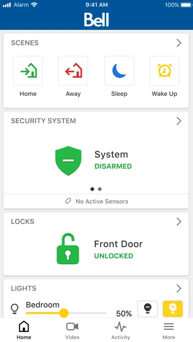 Bell Smart Home Screenshots