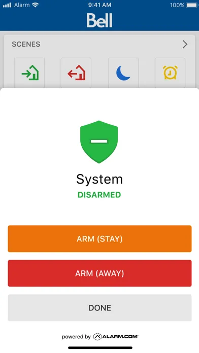 Bell Smart Home Screenshots