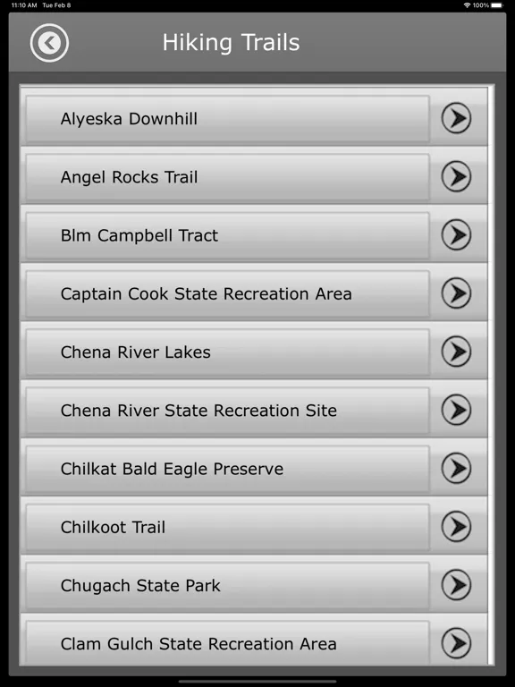 Tangkapan layar Alaska -Camping & Trails,Parks iPad 