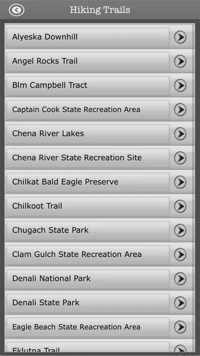 Tangkapan layar Alaska -Camping & Trails,Parks