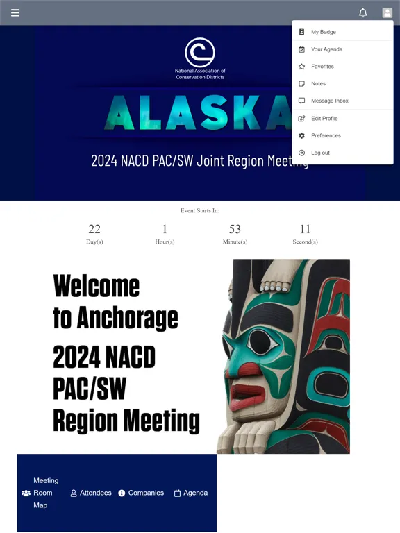 Tangkapan layar Alaska Village Initiatives iPad 