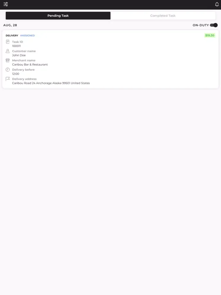Alaskan Cuisine Driver iPad  Screenshots