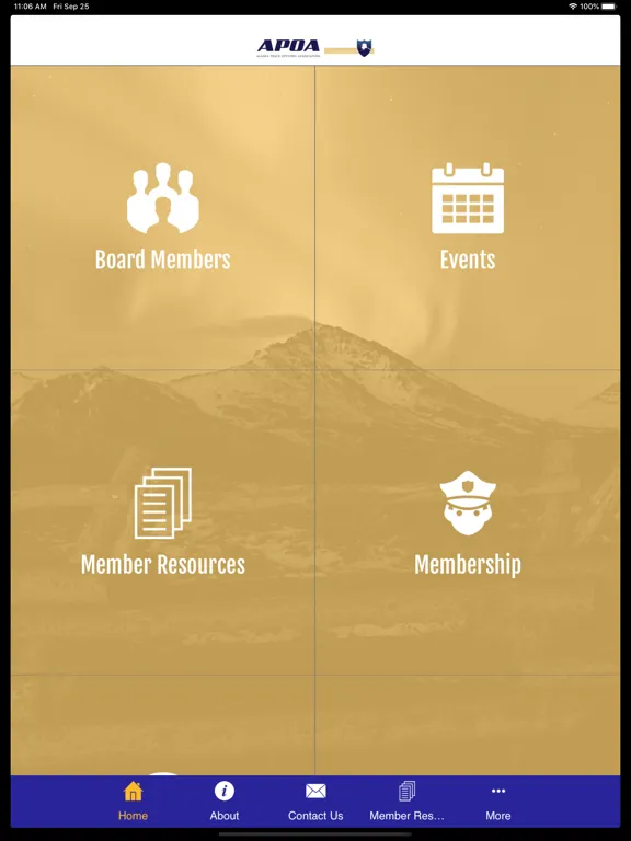 تصاویر Alaska Peace Officers Assoc. iPad 