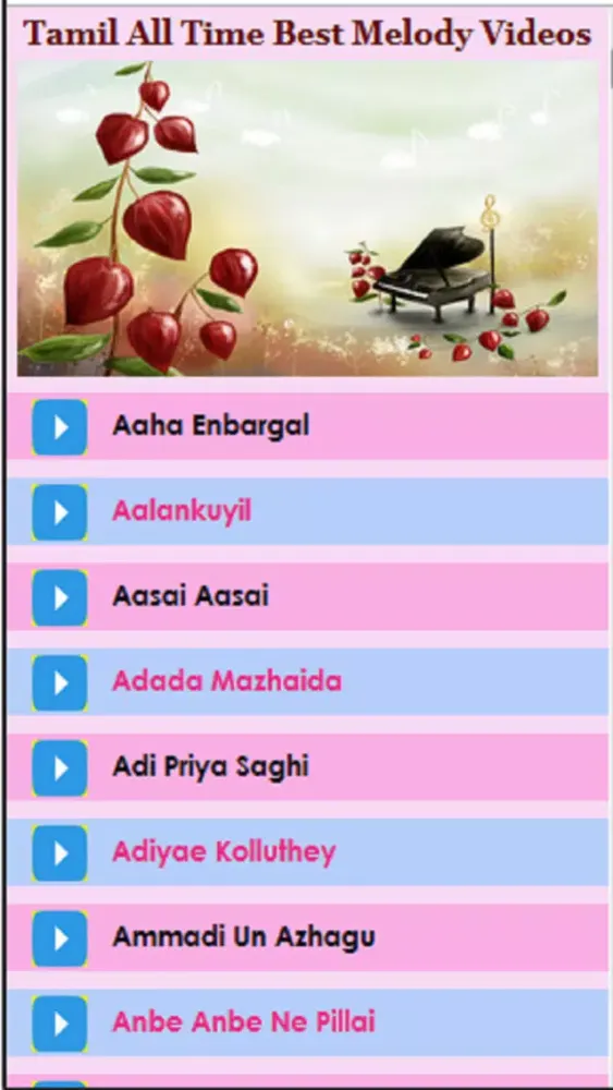 Tamil All Time Best Melody Videos স্ক্রিনশট