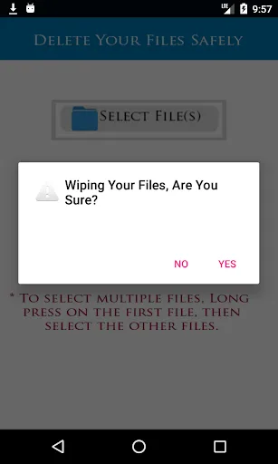 Safe Delete Screenshots