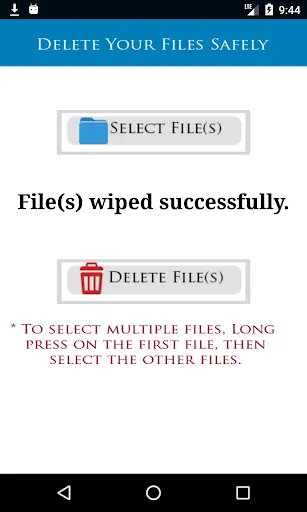 Safe Delete Screenshots