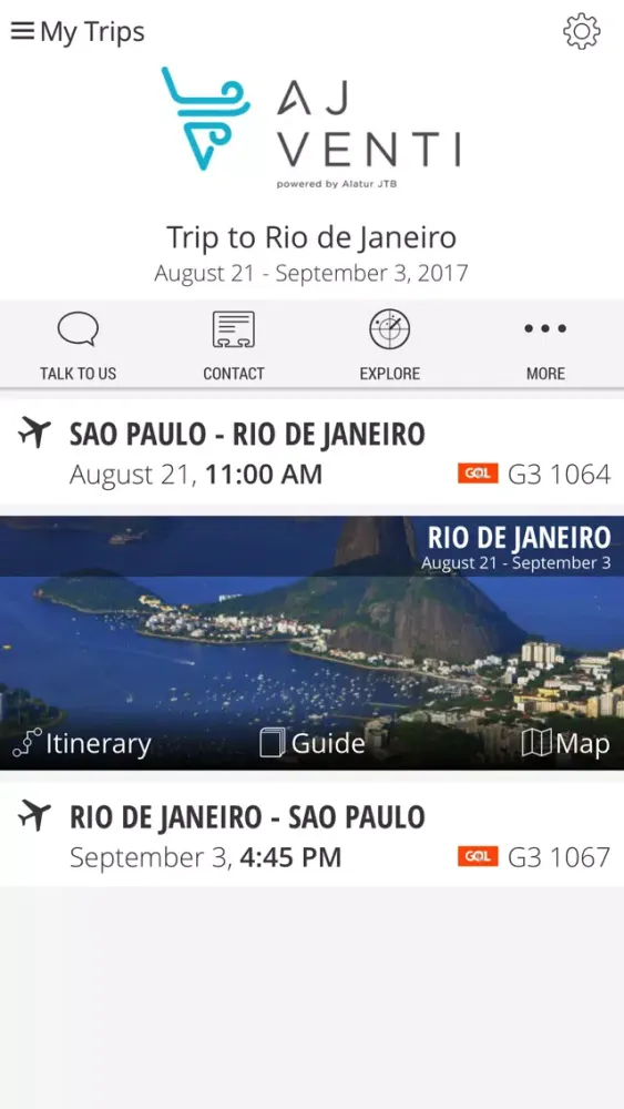 Capturas de tela do AJ Venti
