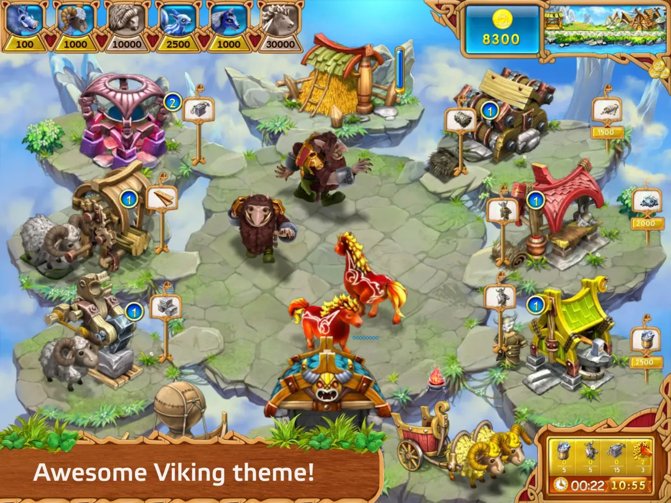 Screenshot di Farm Frenzy 3. Viking Heroes