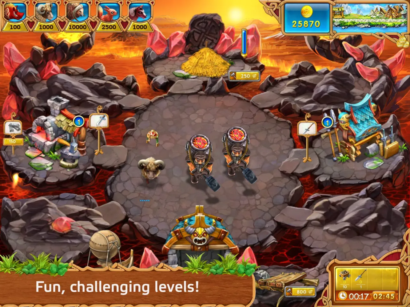 Screenshot di Farm Frenzy 3. Viking Heroes