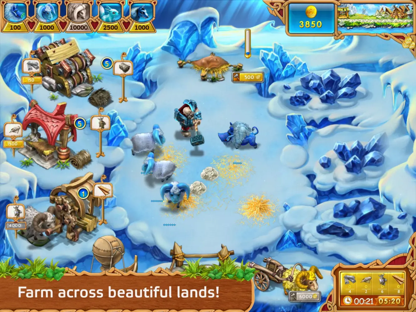 Screenshot di Farm Frenzy 3. Viking Heroes
