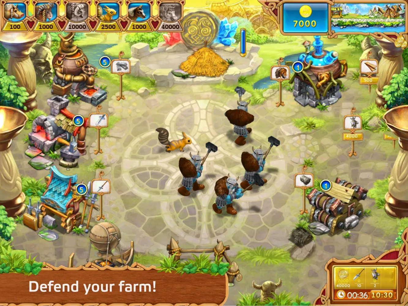 Screenshot di Farm Frenzy 3. Viking Heroes