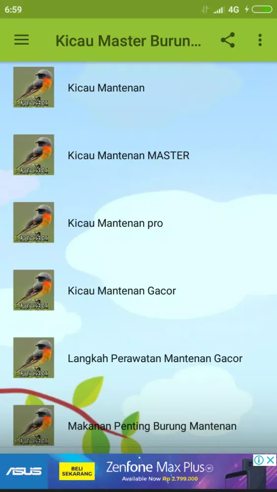 Kicau Master Burung Mantenan Screenshots