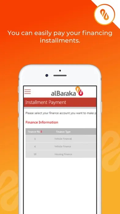 Ảnh chụp màn hình của Albaraka Iraq Mobile