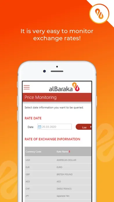 Ảnh chụp màn hình của Albaraka Iraq Mobile
