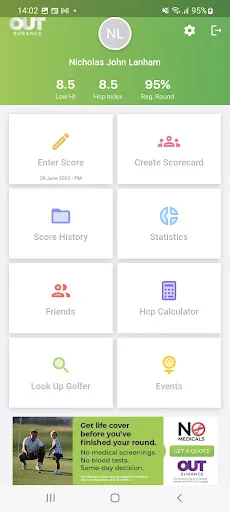 HNA Handicaps & Tournament App 스크린샷