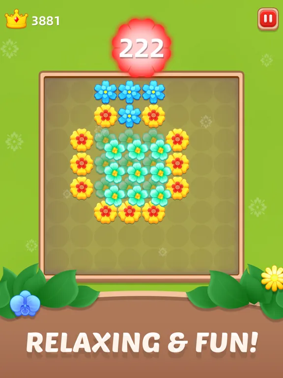 Screenshot di Flower Block - Blast Puzzle iPad 