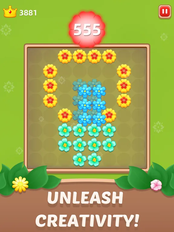 Screenshot di Flower Block - Blast Puzzle iPad 