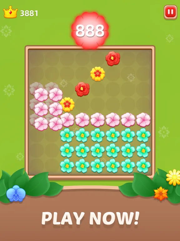 Screenshot di Flower Block - Blast Puzzle iPad 