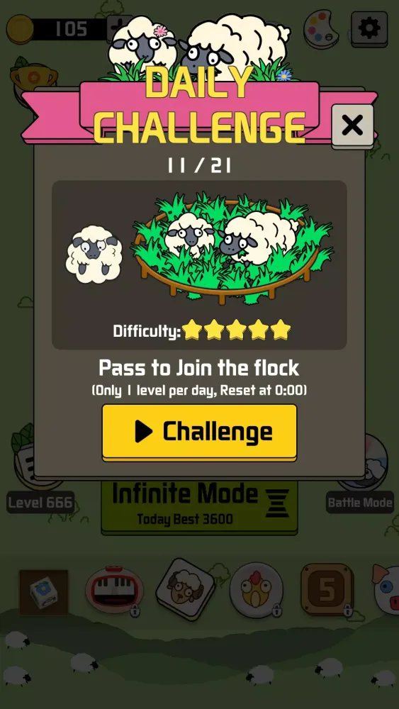 Sheep N Sheep: Daily Challenge Screenshots