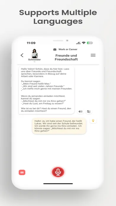 Learn German AI - SprechenAI Screenshots