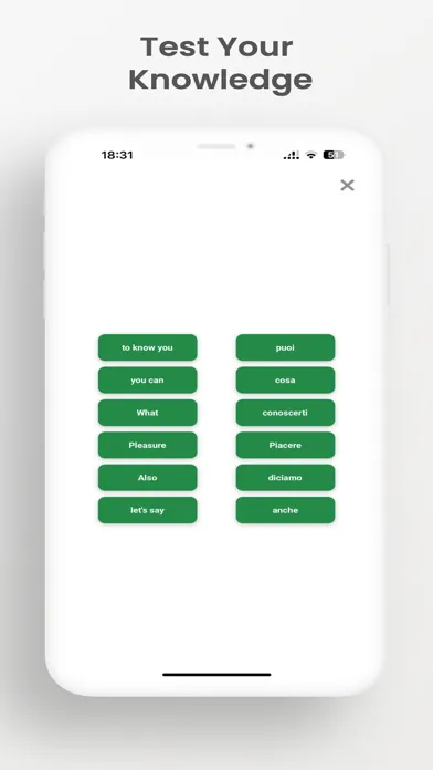 Tangkapan skrin Learn Italian AI - ItalicoAI