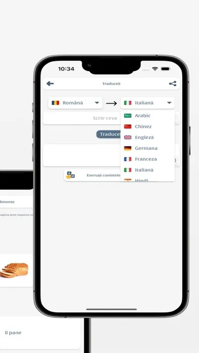 Tangkapan layar Invata Italiana