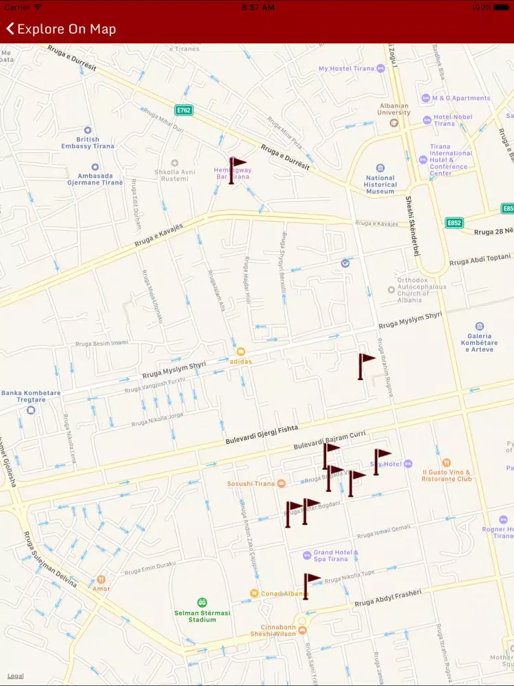 تصاویر Tirana City Guide - Albania iPad 