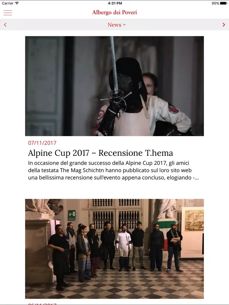 Albergo dei Poveri iPad 应用截图