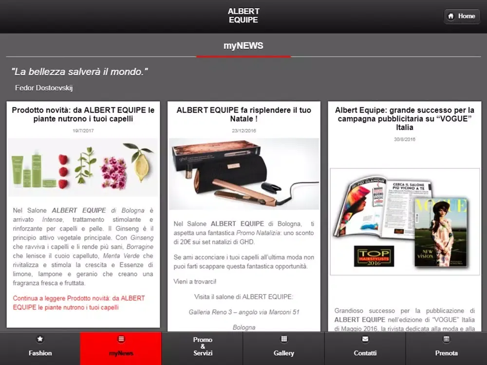 Albert Equipe iPad  स्क्रीनशॉट
