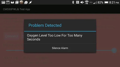 CMS50FWLib Test App Screenshots