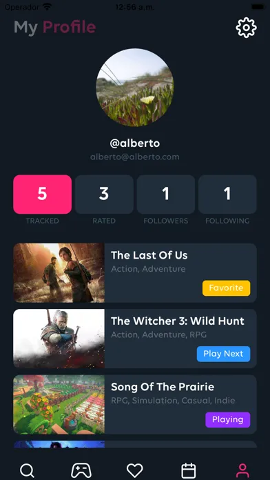 Games To Track - Top Gamers应用截图