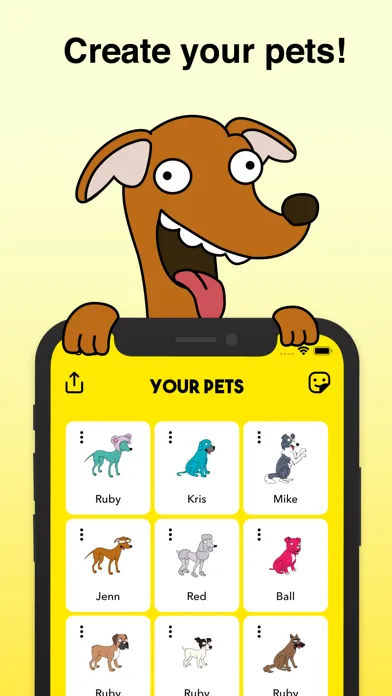 Zrzuty ekranu Pet Cartoon Sticker Maker