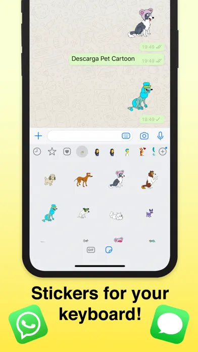 Zrzuty ekranu Pet Cartoon Sticker Maker