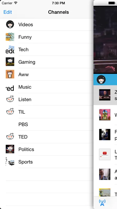 TV for Reddit স্ক্রিনশট