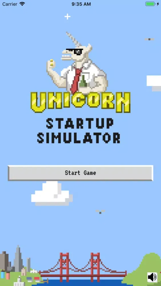 Screenshot di Unicorn Startup Simulator