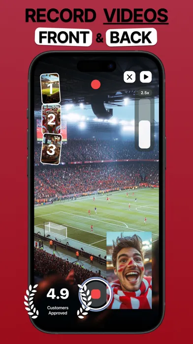 Double Camera | Be Real Vlog Screenshots
